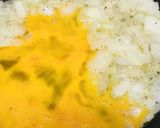 バターで炒めるタマネギ玉子チャーハン作り方3写真