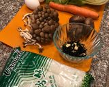 あったか♪食べる 具だくさん 春雨スープ作り方1写真