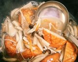 白だしで簡単☆魚河岸揚げのきのこあんかけ作り方4写真