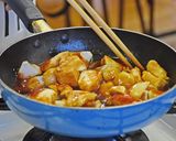 えびいもと鶏肉のヤンニョム和え作り方5写真