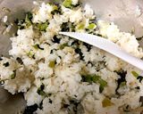 大根葉とおじゃこのおにぎり作り方1写真
