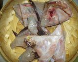 鯛のアラで作るエスニック風スープ作り方1写真