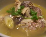 鯛のアラで作るエスニック風スープ作り方9写真