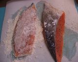 カリカリ鮭のムニエル作り方1写真