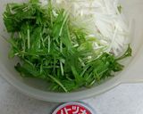 時短☆だいこん＆水菜＆ツナのサラダ作り方1写真