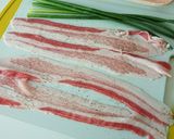 ニンニクの芽の肉巻き作り方1写真
