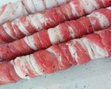 ニンニクの芽の肉巻き作り方3写真