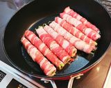 ニンニクの芽の肉巻き作り方4写真