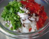 ヘルシー♪豆腐と野菜の鶏つくね作り方1写真