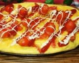 鉄板焼きで♡溺れるたこウインナー♡作り方2写真