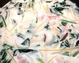 ワンポット☆具がたっぷり！クリームパスタ作り方7写真