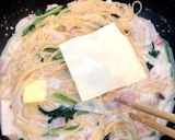 ワンポット☆具がたっぷり！クリームパスタ作り方9写真