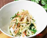 サッパリ～☆大根と水菜のサラダ♪作り方5写真