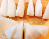 焼きかぶとベーコンのシーザーサラダ作り方1写真
