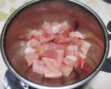 ◆白身魚と春菊のクリーミー落とし揚げ♪作り方1写真