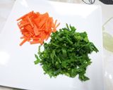 ◆白身魚と春菊のクリーミー落とし揚げ♪作り方2写真