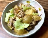 男ウケ◎豚肉とじゃが芋のにんにく味噌炒め作り方7写真