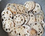 れんこんと豚バラ肉の味噌炒め作り方6写真