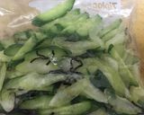 簡単一品★胡瓜とセロリのぺらぺら浅漬け作り方3写真