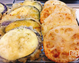 揚げずに簡単！蓮根と茄子のひき肉挟み揚げ作り方10写真