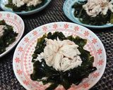 簡単！【ささみとワカメの辛子酢味噌かけ】作り方6写真