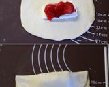 苺とホワイトチョコとクリチの揚げピザ♡作り方9写真