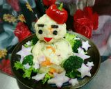 クリスマス♥ポテサラ雪だるま作り方25写真