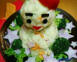 クリスマス♥ポテサラ雪だるま作り方26写真