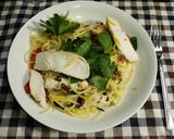 ゆず香るチキンのパスタ作り方8写真