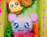 とっとこハム太郎『マフラーちゃん』弁当♡作り方10写真
