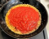 塩ハーブ豚のアマトリーチェ風パスタ‼作り方9写真