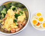 ブロッコリーとエビたまのシーザーサラダ作り方5写真