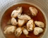 1人で贅沢もち麦入り牡蠣土鍋飯作り方5写真