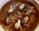 1人で贅沢もち麦入り牡蠣土鍋飯作り方7写真
