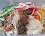 カニカマと野菜のごまマヨ☆マカロニサラダ作り方3写真