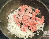 ビビンバ風！豚ひき肉の簡単ピリ辛そぼろ丼作り方3写真