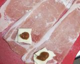 豚肉のチーズ梅巻き作り方2写真