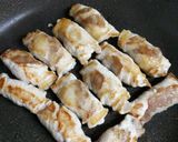 豚肉のチーズ梅巻き作り方4写真