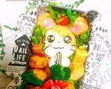 とっとこハム太郎『マフラーちゃん』弁当♡作り方12写真