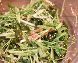水菜とわかめのおかかナムル【作り置き】作り方3写真