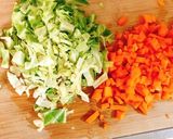サワーキャベツ入り鶏もも肉の無水カレー作り方4写真
