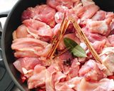サワーキャベツ入り鶏もも肉の無水カレー作り方7写真