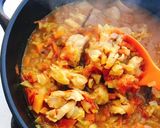 サワーキャベツ入り鶏もも肉の無水カレー作り方11写真