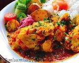 サワーキャベツ入り鶏もも肉の無水カレー作り方12写真