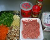肉味噌うどん （ジャージャー麺）作り方1写真