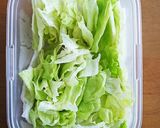 レタスを直ぐに食べられて長く保存♪作り方2写真