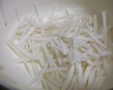 糖質オフ☆胡麻油香る♬大根の皮のきんぴら作り方2写真