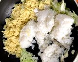 超楽々 焼きそばめしプレーン作ります作り方3写真