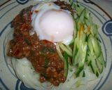 肉味噌うどん （ジャージャー麺）作り方6写真