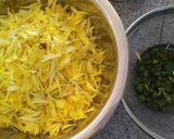 鮮やか黄色 菊の酢の物作り方2写真
